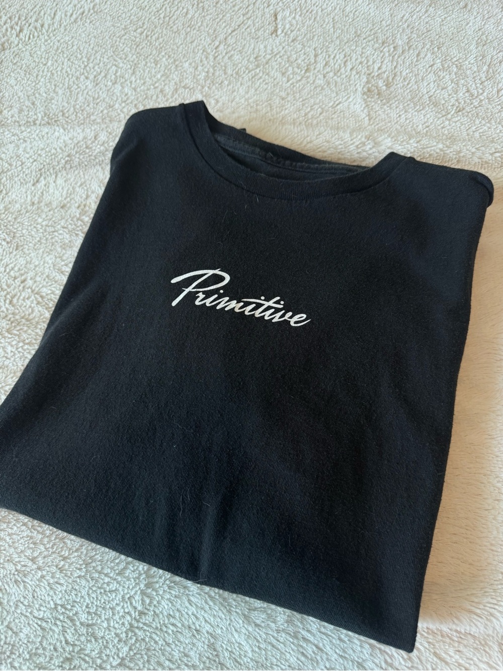 Primitive Black Sweatshirt with White Script